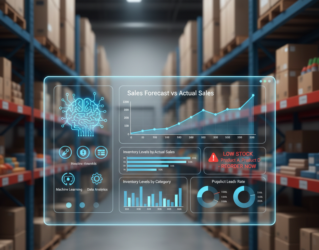Tableau de bord IA pour la gestion des stocks