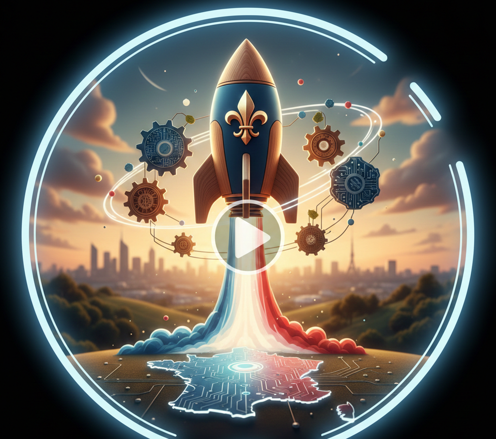 L'ascension technologique française propulsée vers un futur numérique innovant.