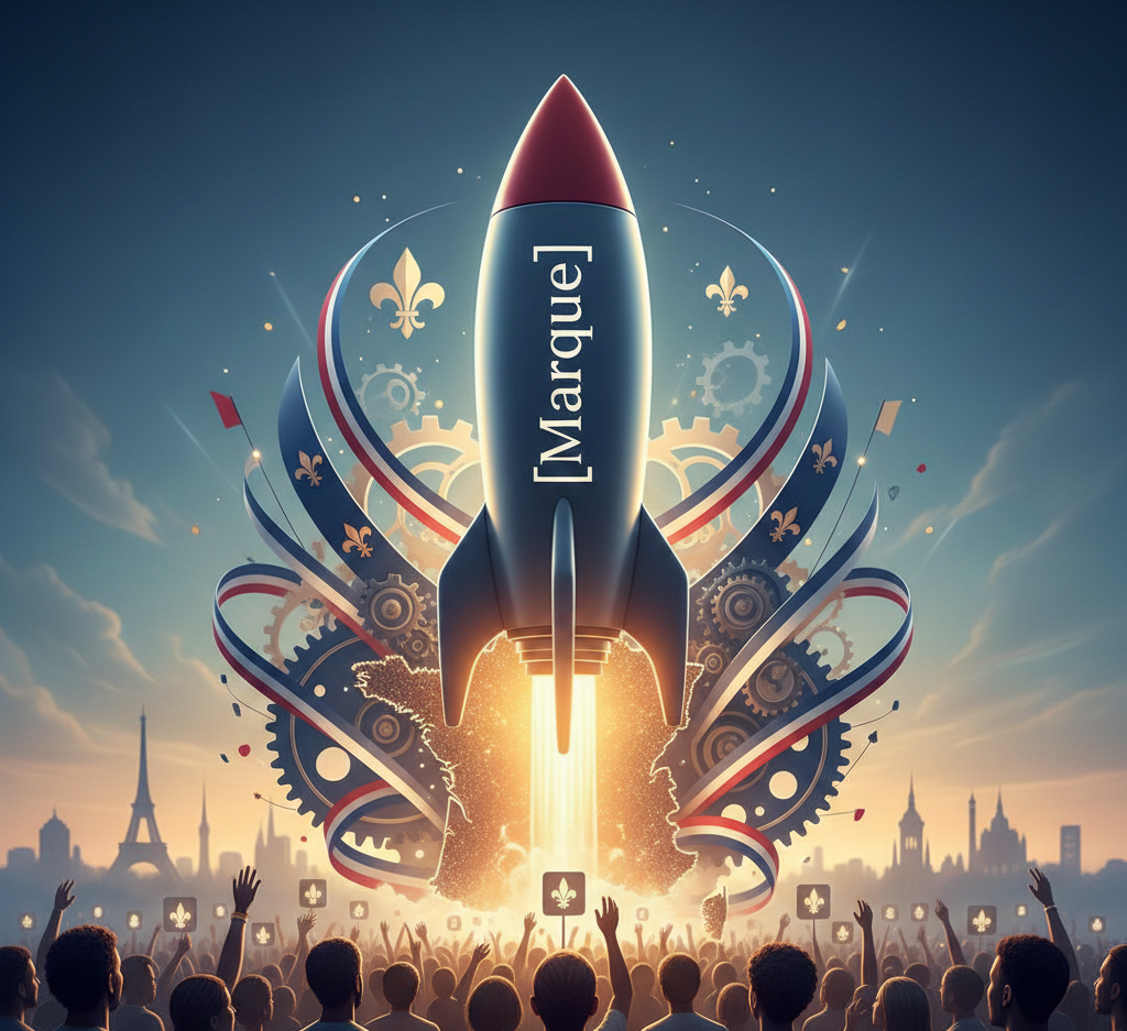 L'élan collectif d'une nation vers un avenir industriel brillant.