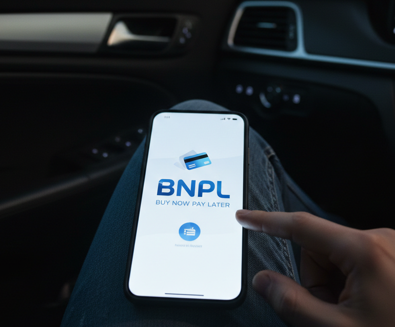 Smartphone affichant l'icône WhatsApp posé devant un téléviseur.